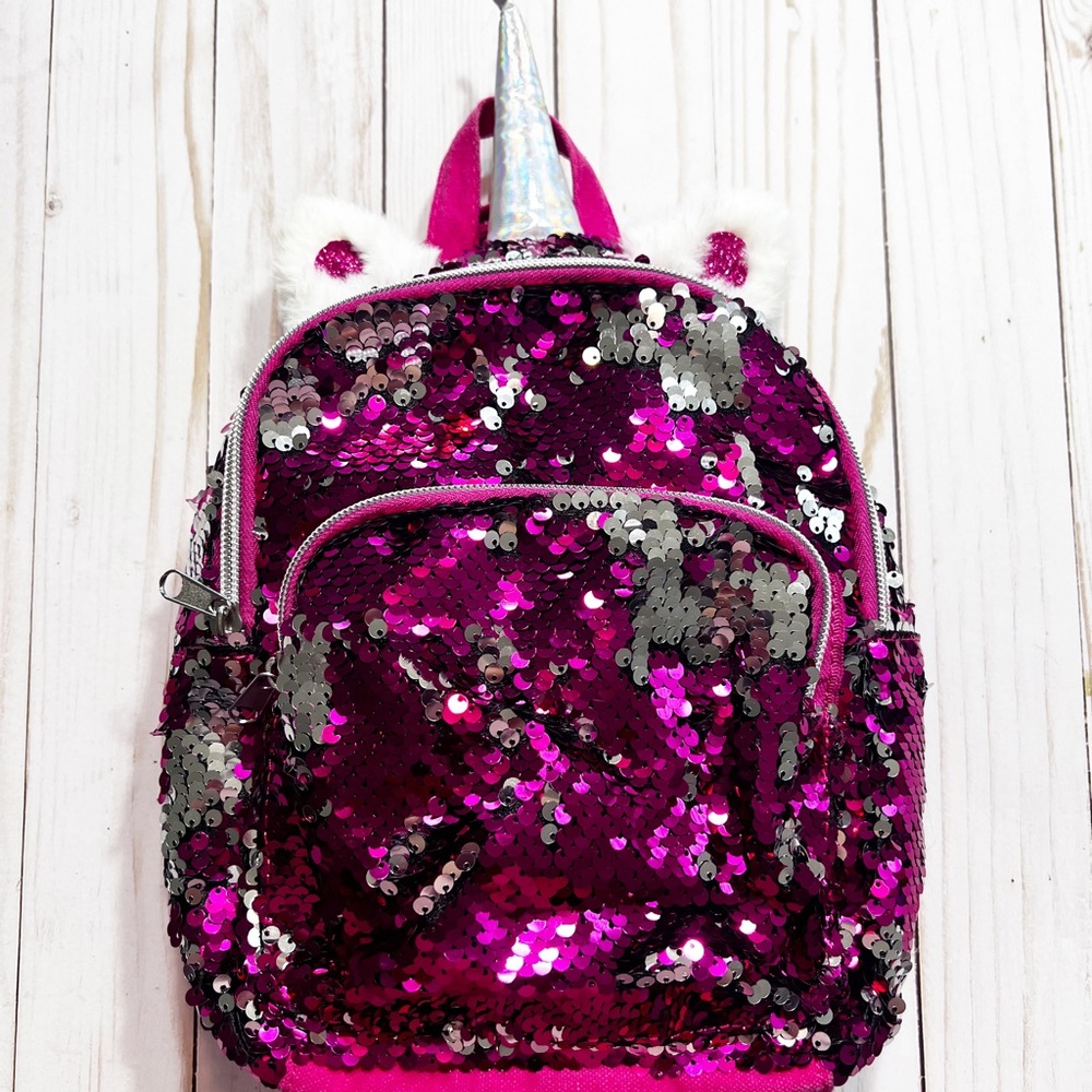 Toddler/Kids Sequin Unicorn Book Bag